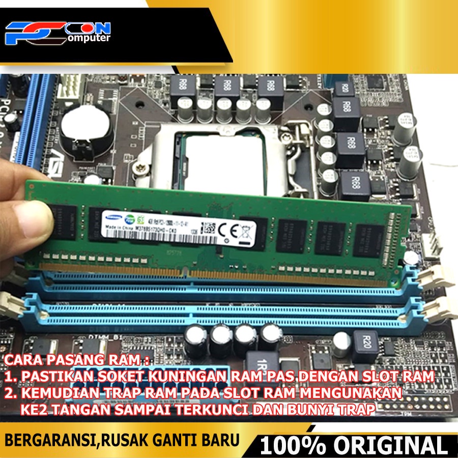 RAM MEMORY PC DDR3 4GB HYNIX SAMSUNG