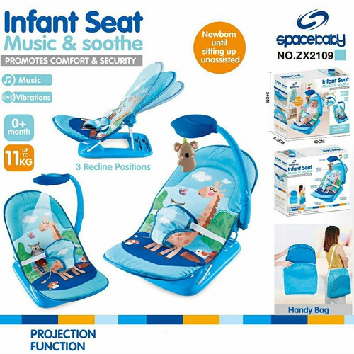 SPACE BABY INFANT SEAT WITH TOYS ZX-2109