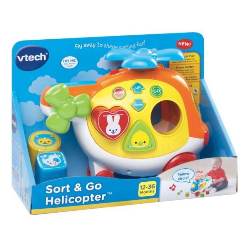 Vtech baby shape sort and go helicopter