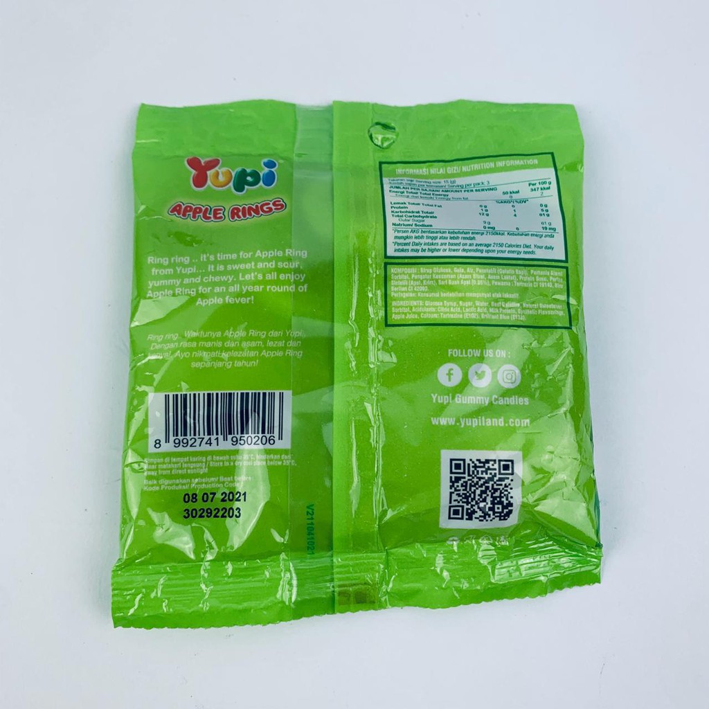 Yupi Candy / Permen Yupi Aneka Rasa / Permen Kembang Gula Lunak / 1pcs