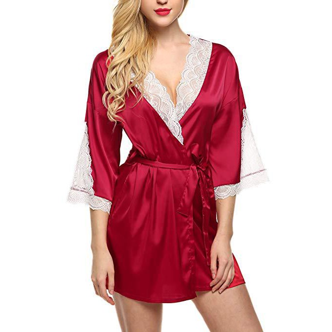 Wanita Musim Panas Sexy Casual Longgar Bergaris Baju Dress Plus Ukuran