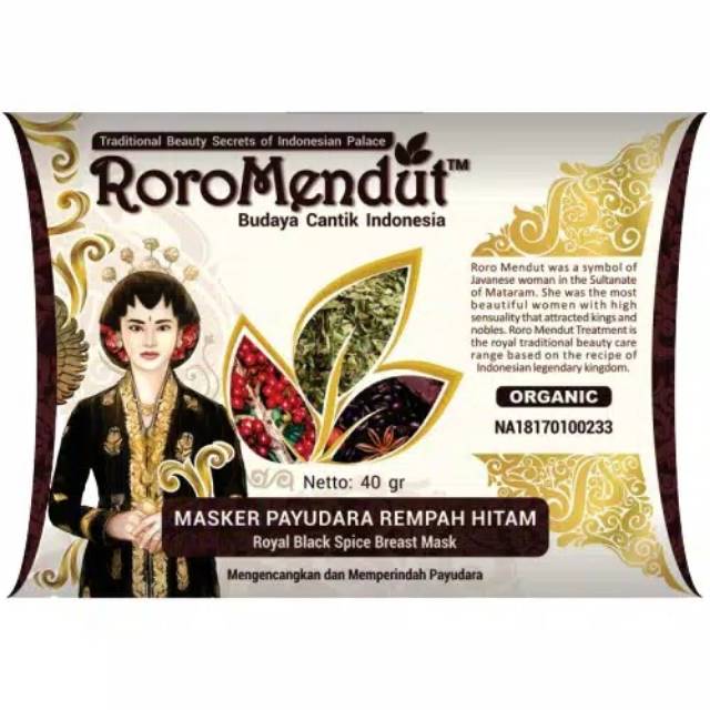 RORO MENDUT MASKER PAYUDARA