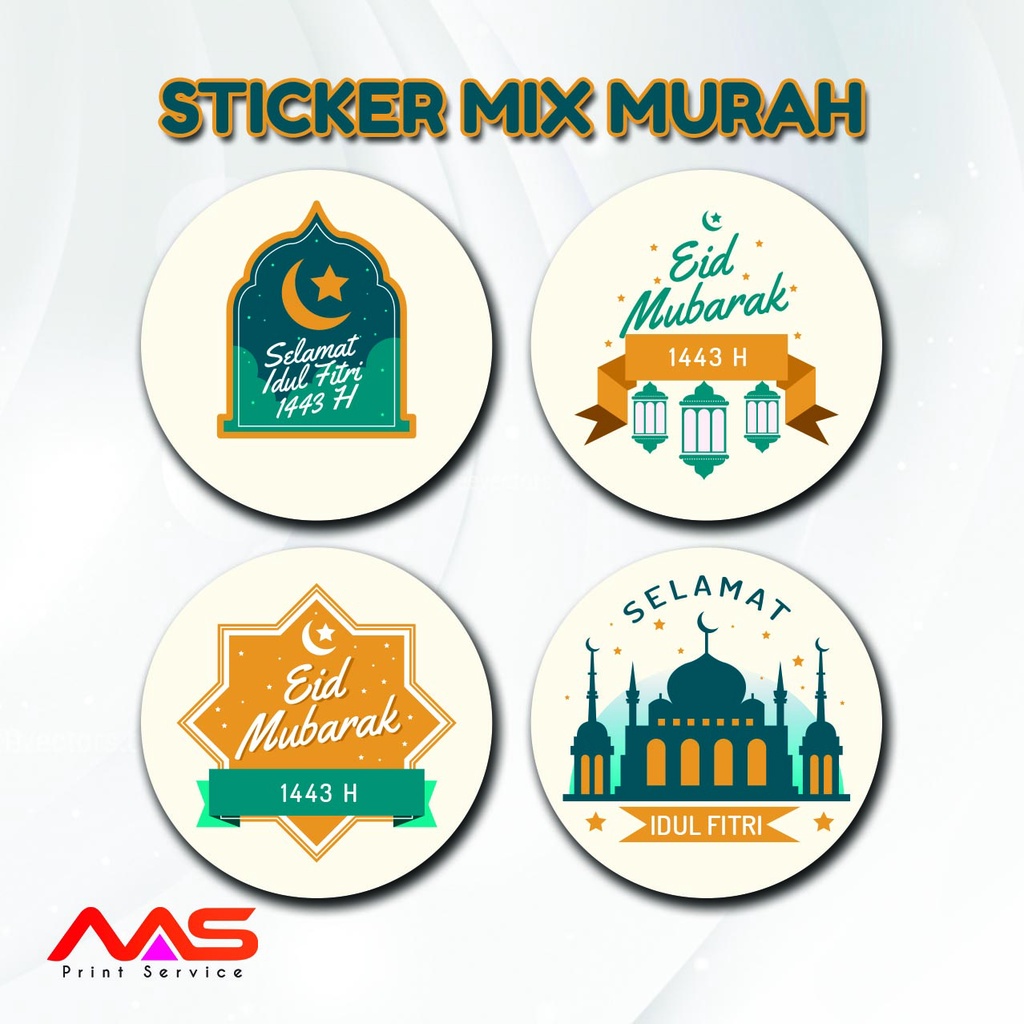 

Sticker Lebaran Ready stok isi 48 pcs