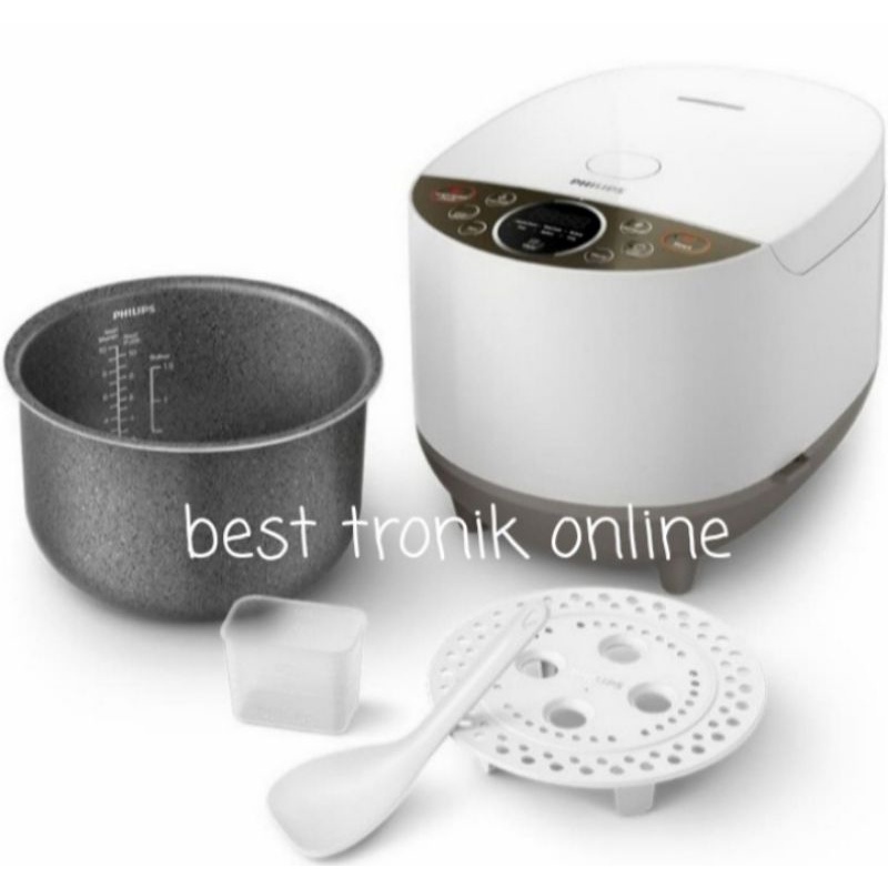 Philips Rice Cooker 4515 8 menu White Digital