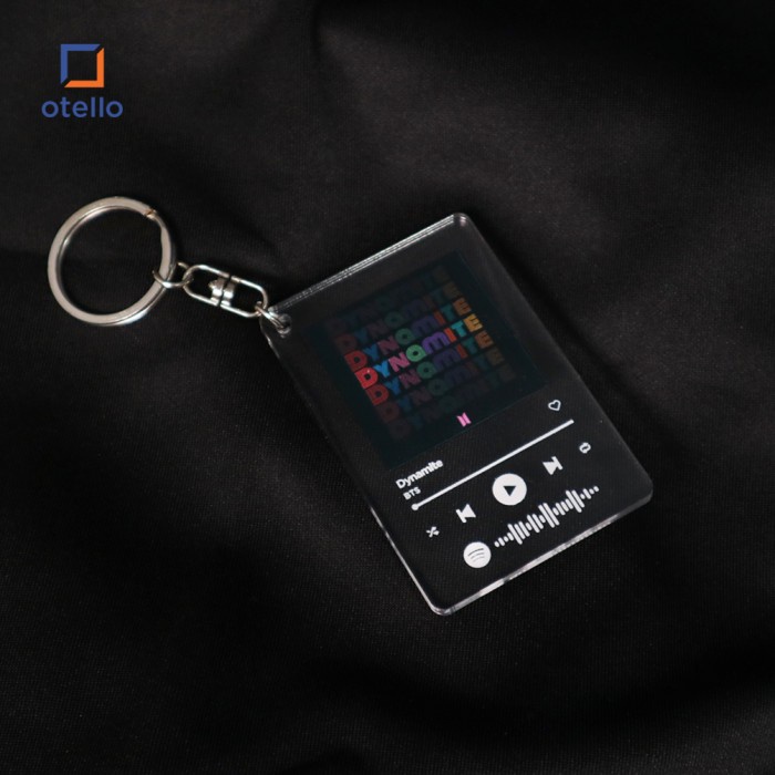 TERBARU Custom Gantungan Kunci Spotify Keychain | Custom Akrilik Spotify Ganci