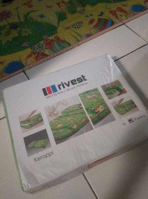 Terlaris - Sarung Kasur Busa Rivest Resleting - Ukuran 180 X 200 T 20 King No 1 Bahan Berkualitas