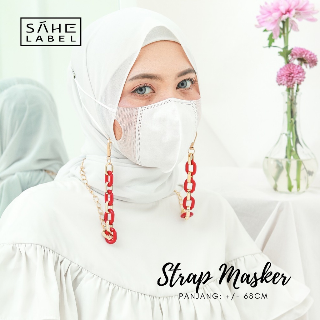 Strap Masker Akrilik Rantai