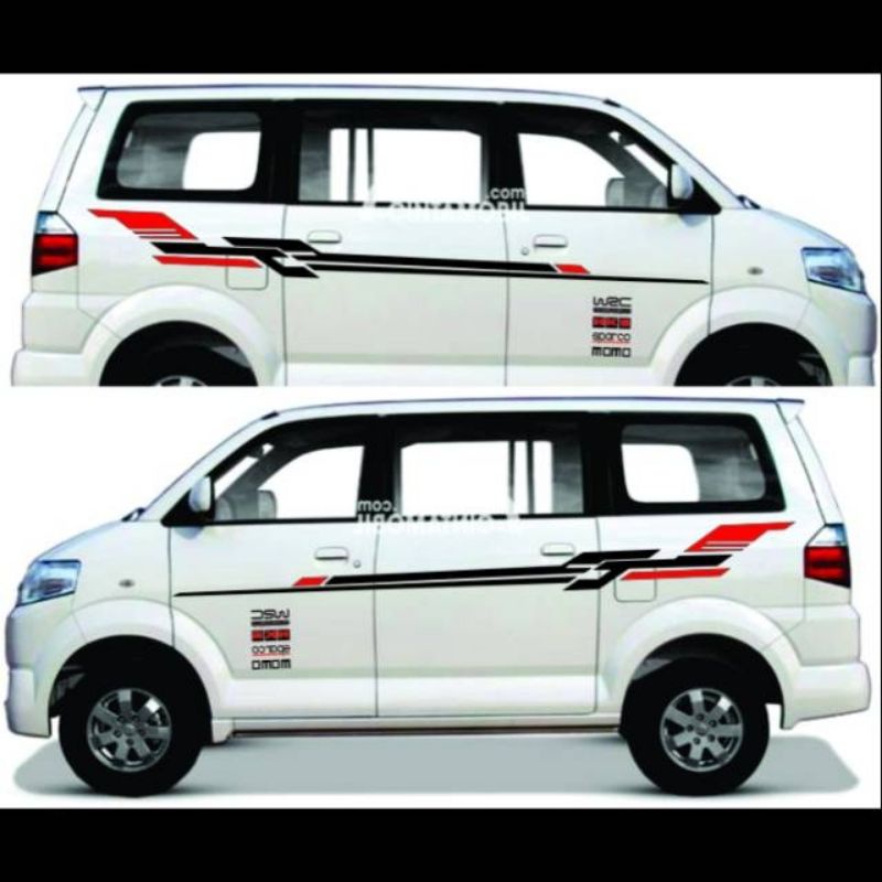 Sticker list body mobil APV luxury list body mobil Innova Avanza Xenia dll