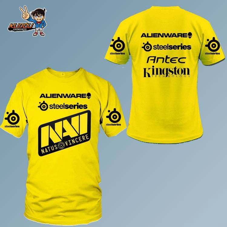 Tshirt Gamer Team Navi Yellow