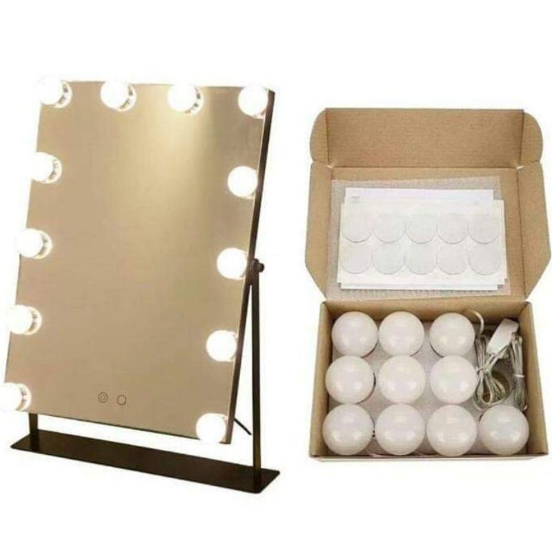 [HsLapak] LAMPU CERMIN MAKEUP (Bulbs Mirror Light)10 LED / LAMPU CERMIN 10 LED MURAH