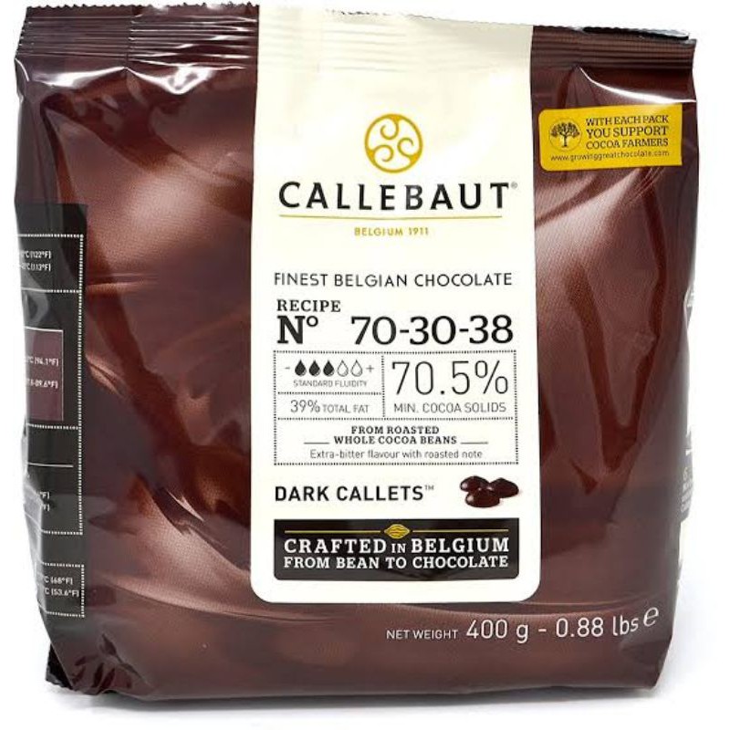 

Callebaut Dark callet 400 gr