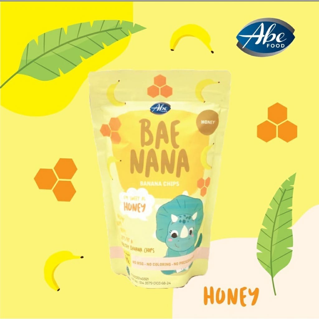 Abe Food Bae Nana 70gr Banana Chips Choco - Cemilan Anak