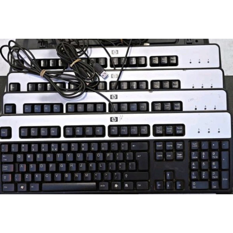 KEYBOARD BRANDED MURAH MEREK HP USB LIKE NEW