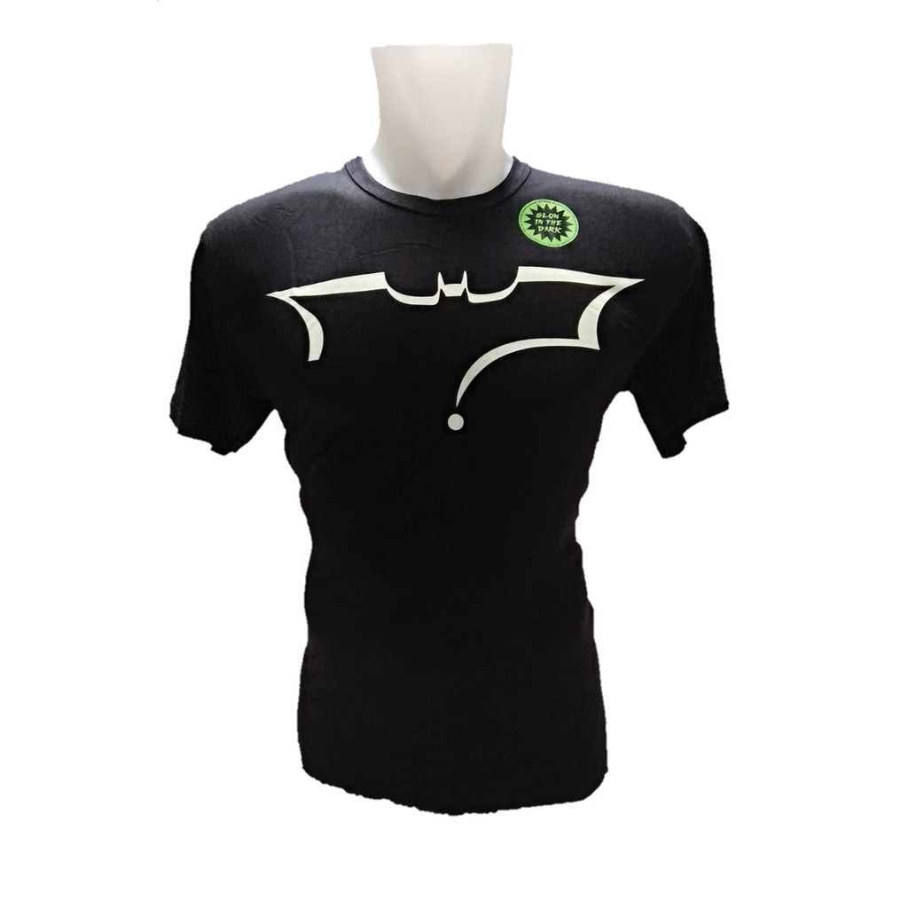 Kaos Baju Batman QM Glow in the dark Superhero Tshirt Big Size Jumbo M-XXXL