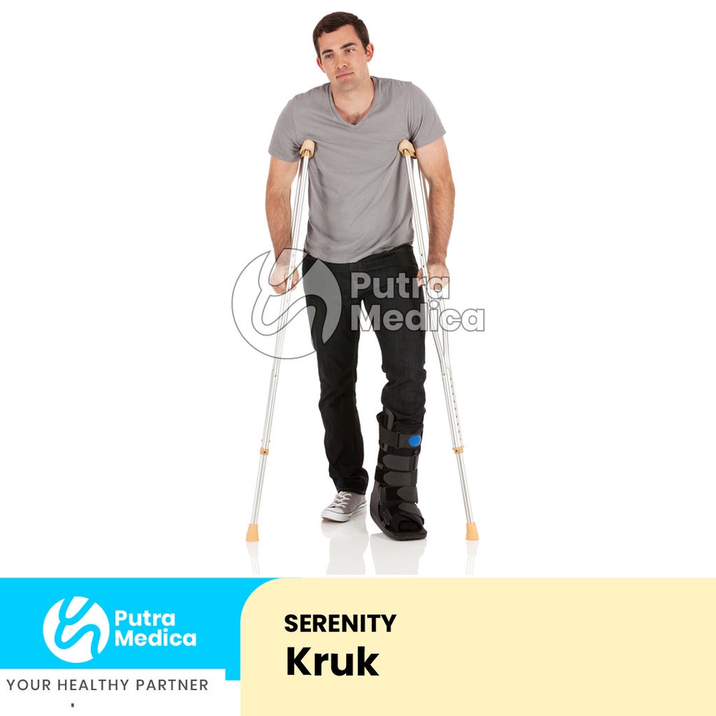 Serenity Kruk  M - 1 Pc / Tongkat Ketiak / Alat Bantu Jalan