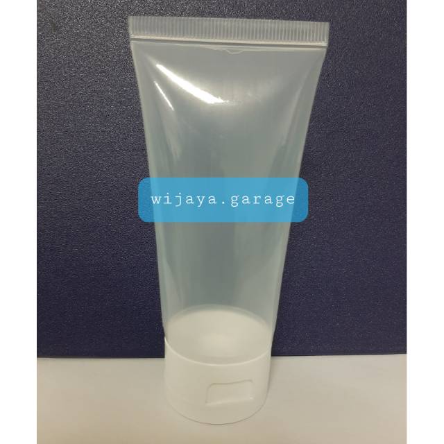Tube kosong 50 ml .Tube kemasan kosong tutup fliptop / Kemasan share in jar