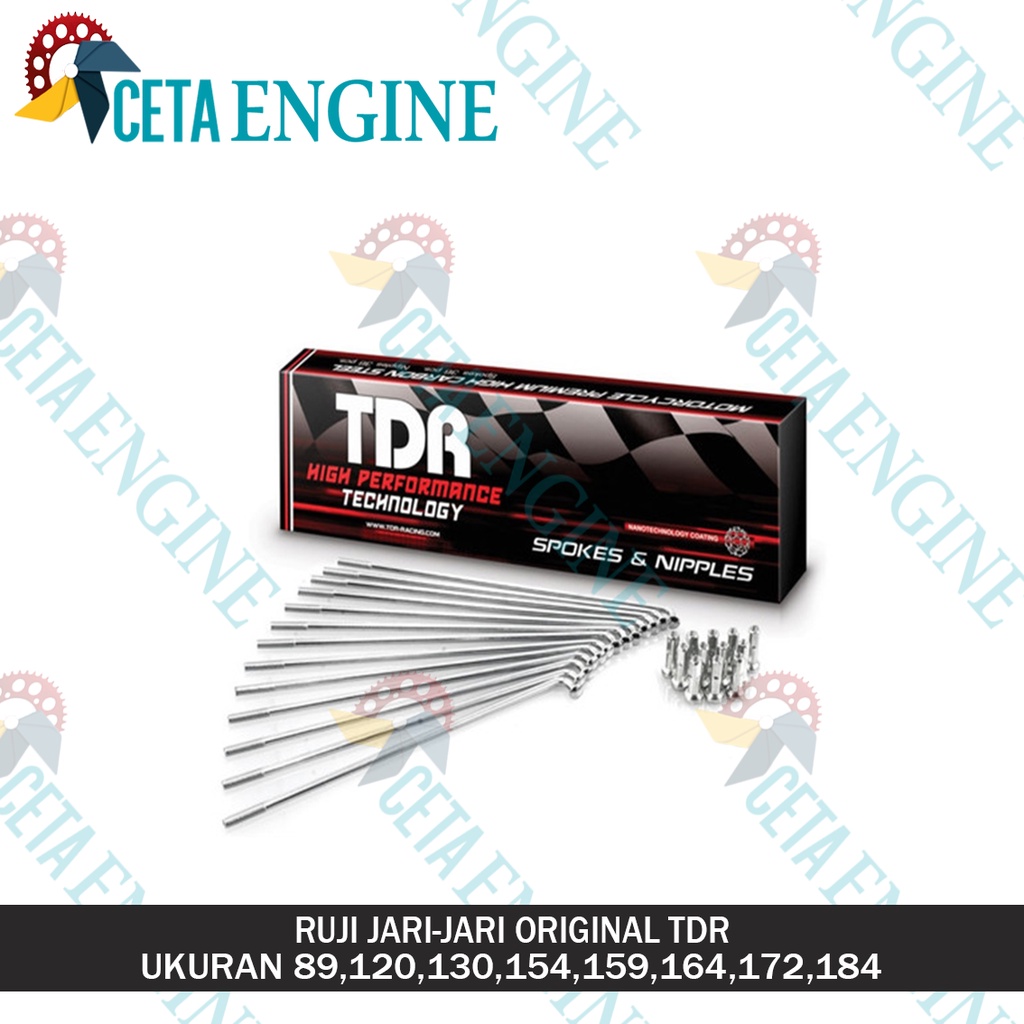 [ BISA COD ] RUJI JARI JARI VELG TDR CHROME RING SEMUA UKURAN JERUJI MOTOR VELEG PELEK PLEK VLEK DUA