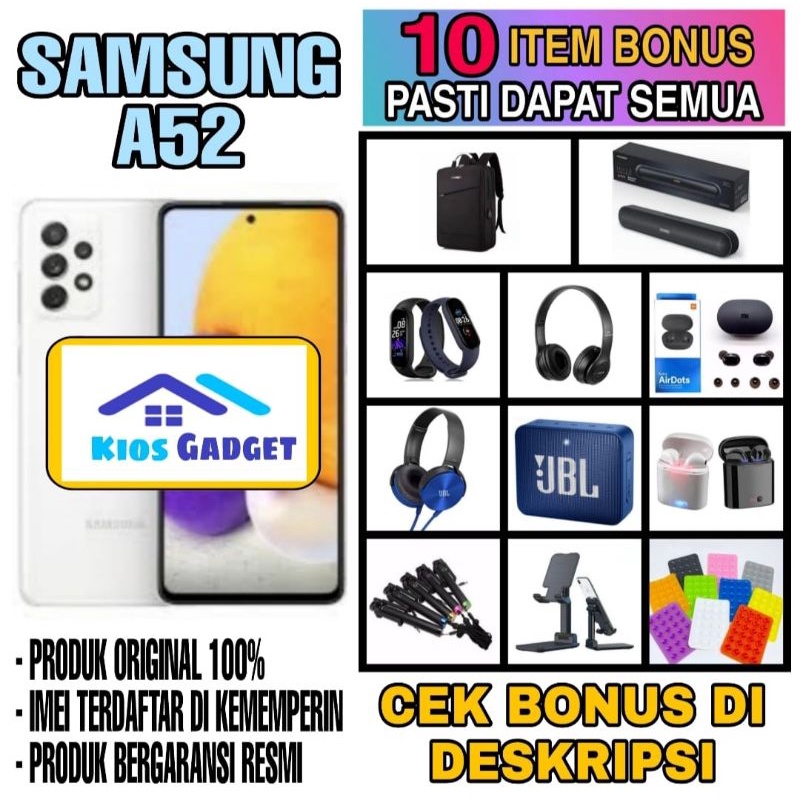 SAMSUNG A52 RAM 8/128GB 8/256GB [ GARANSI RESMI ]