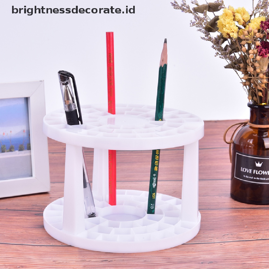 Stand Holder Kuas Lukis 49 Lubang Dapat Dilipat Untuk Seniman