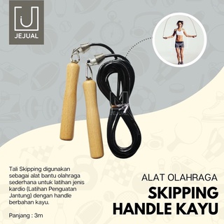 Jual SKIPPING KAYU JUMP ROPE Speeds Lompat/Loncat Tali Handle/Pegangan ...