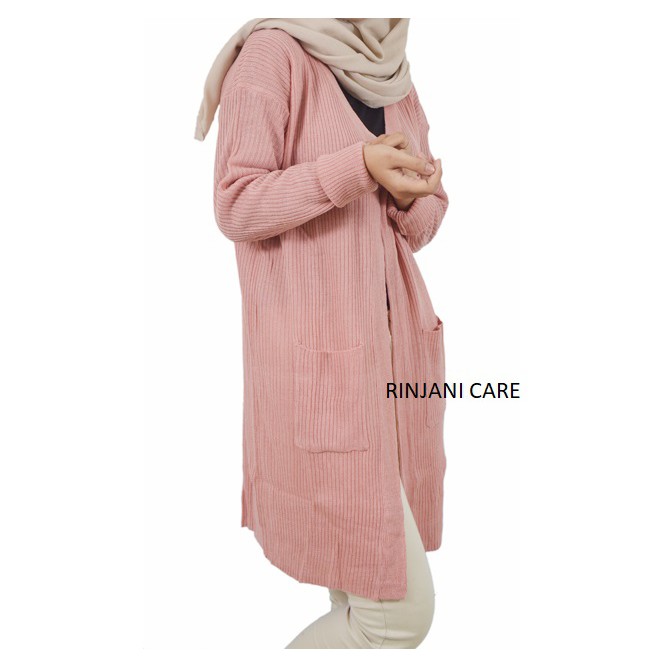 Cardigan Belle Oversize Cardigan Wanita Cardigan Rajut Long Cardigan