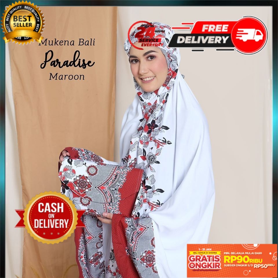 MUKENA DEWASA BALI PARADISE