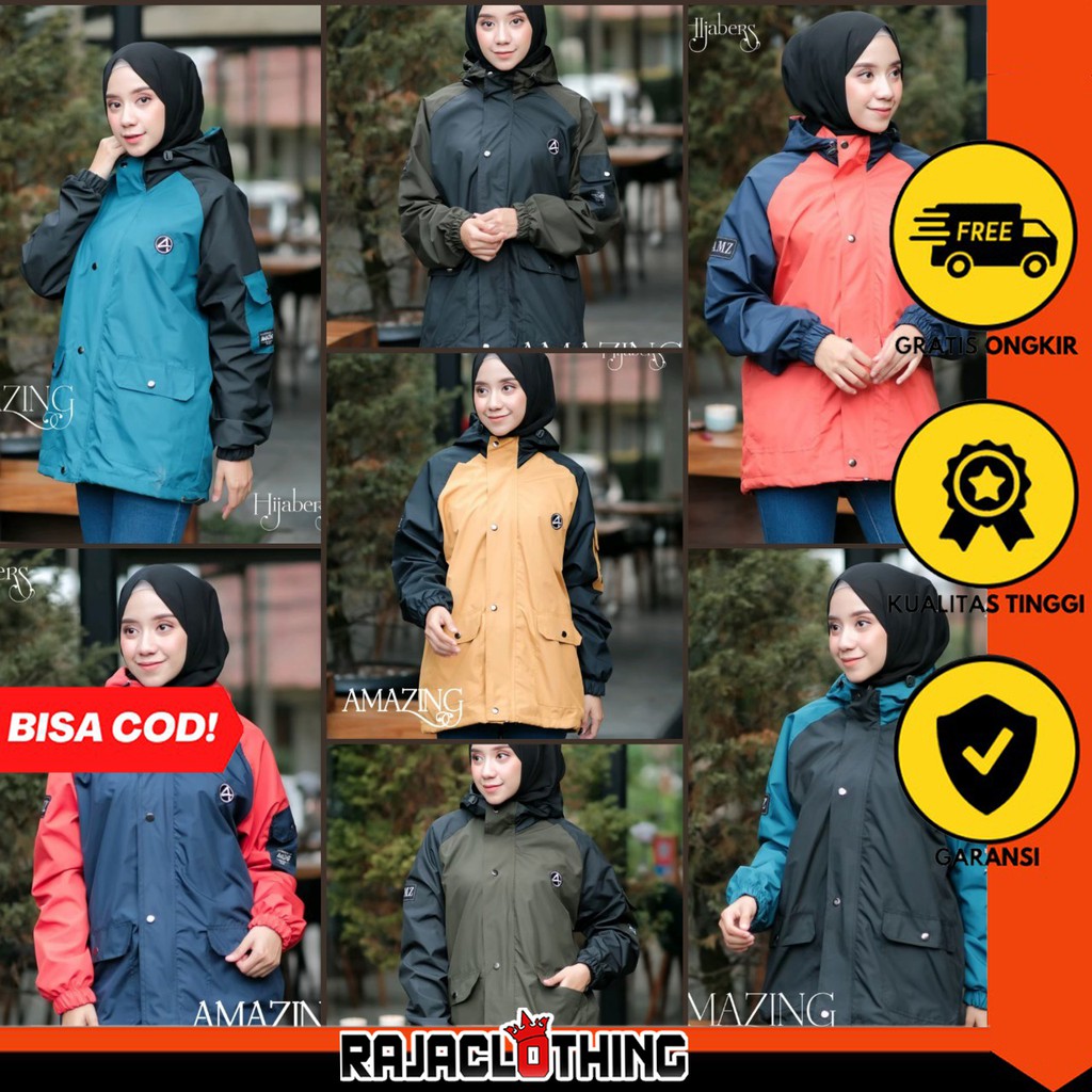 RCL - JAKET PARKA RAGLAN AMAZING WANITA - JAKET PARKA CEWEK L.XL