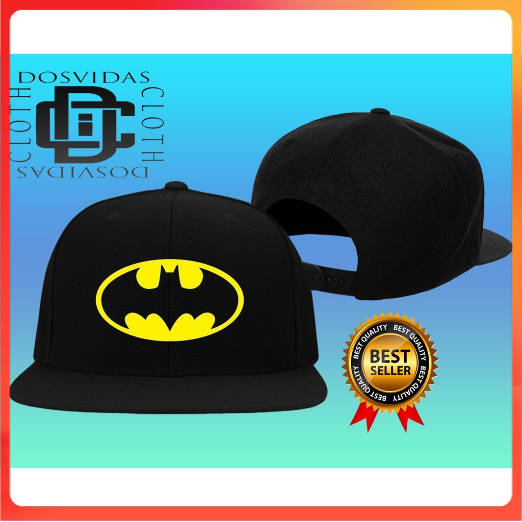 Import Quality Topi Snapback BATMAN Pria & Wanita BAT MAN COD