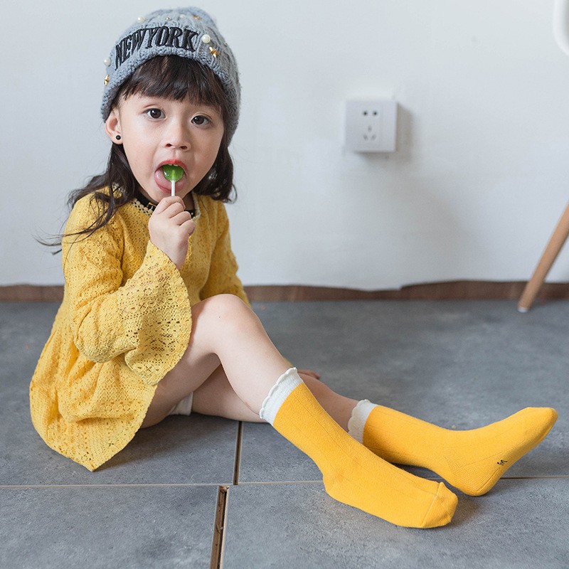 HappyOliver SUPER SEOUL GIRL Kaos Kaki Anak Laki Laki Perempuan 6 bulan - 3 Tahun Import