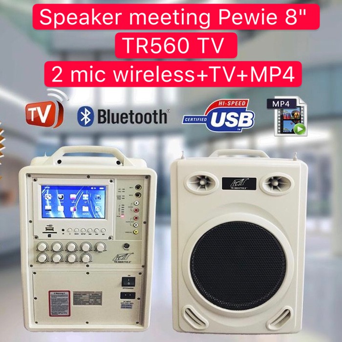 Speaker portable wireless meeting Pewie TR 560 TV / TR560 TV