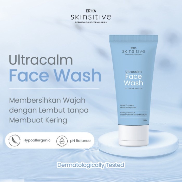 Erha Skinsitive DF Ultracalm Face Wash - 80gr