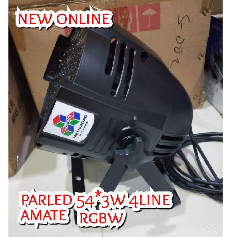 LAMPU PARLED AMATE RGBW 54LED*3W 4LINE