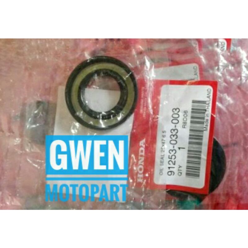 Oil Seal 25X47X6.5 Rear Wheel Sil Oli As Tromol Roda Belakang CRF150L CRF 150L 150 L K84 CRF250 CRF 