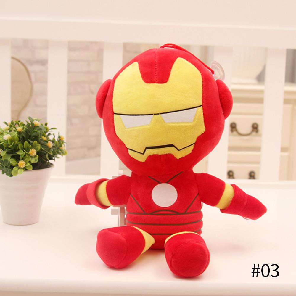 Timekey Mainan Boneka Plush Avengers Untuk Hadiah Natalulang Tahun Anak L6V7