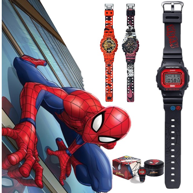 Anime Series Watch G-SHOCK × One Piece + Dragon Ball + Marvels + Spiderman + Gundam + Unicorn + ZAKU