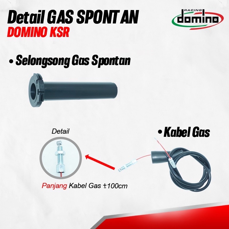 PROMO GAS SPONTAN KSR BY DOMINO ITALY GAS SPONTAN DOMINO KSR GAS KSR