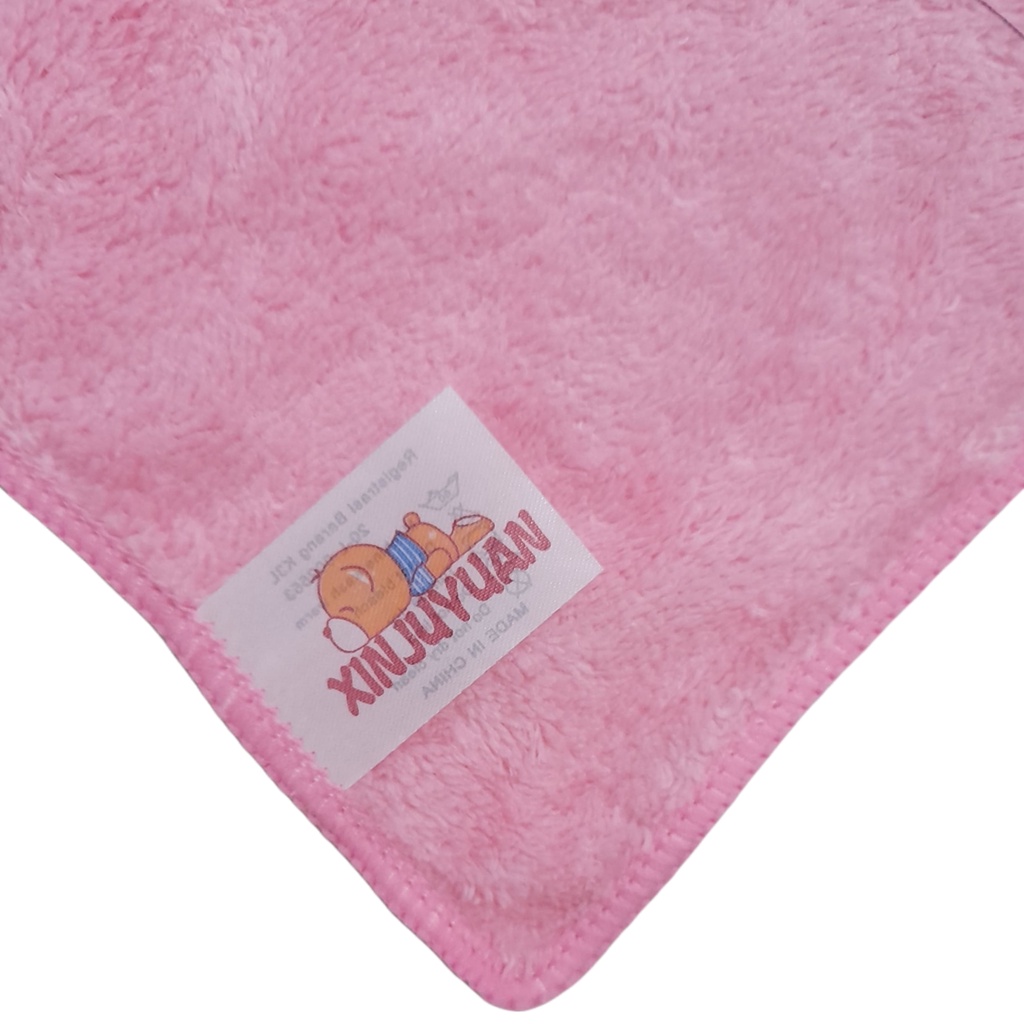 Handuk Anak Bayi Microfiber Bulu Kecil Uk 35x75 cm