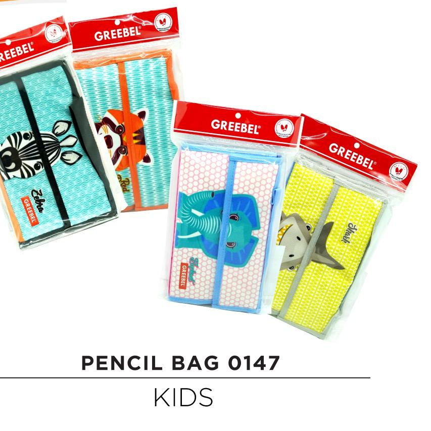 

*SALE* GREEBEL PENCIL BAG / KOTAK PENSIL SEGITIGA 147 Terjamin