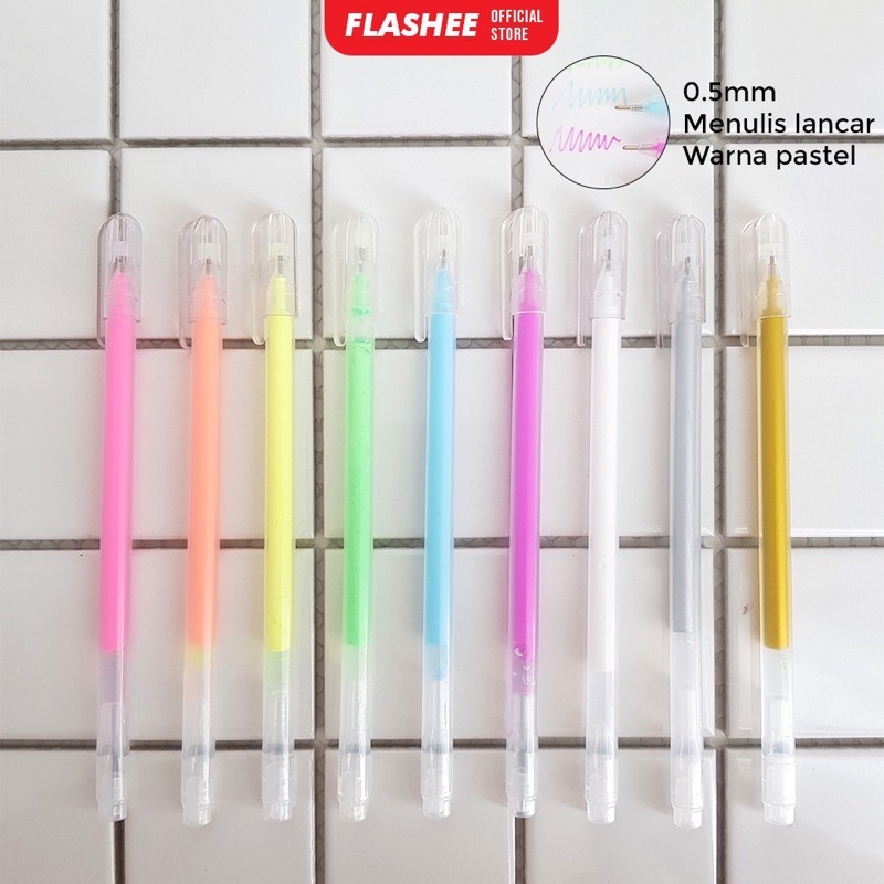 

Pulpen Gel Color Gel Pen Pena Gel Warna Warni Gel Pen 0,5 mm Needle Tip