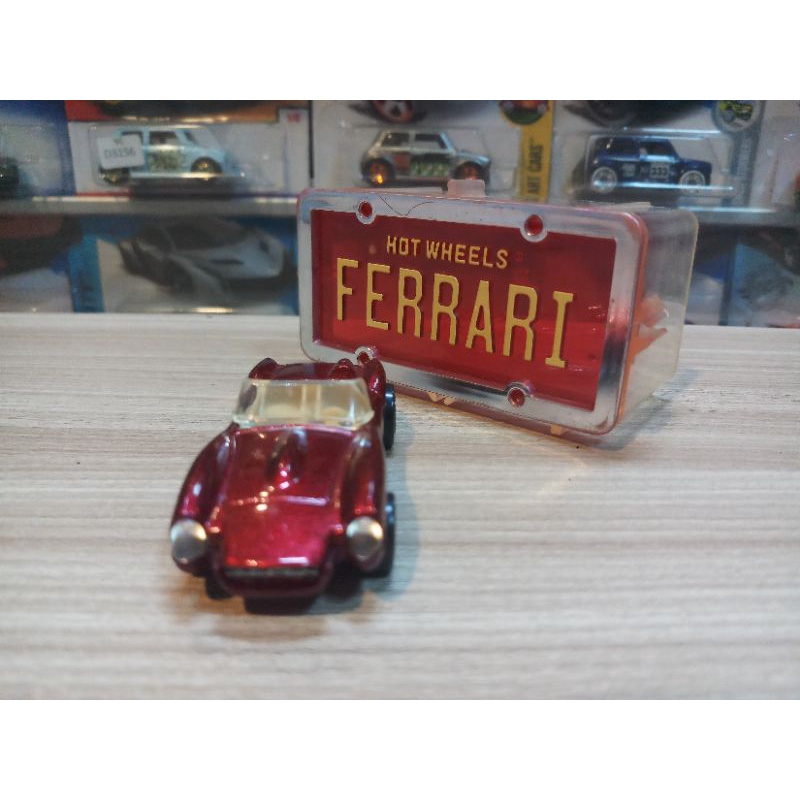 HOT WHEELS FERRARI 250 MERAH METALIK LOOSE FROM THEN &amp; NOW COLLECTION 1995 PACK LIMITED EDITION