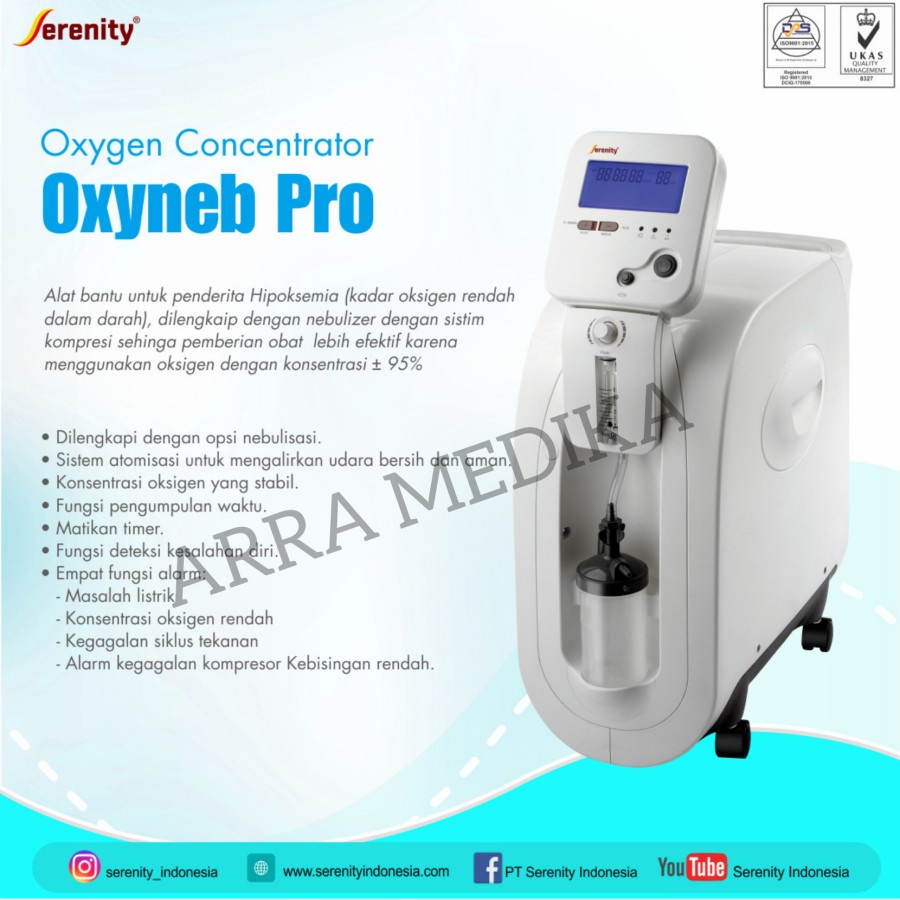 Oksigen Concentrator Oxyneb Pro Serenity / Oxygen Concentrator 5L