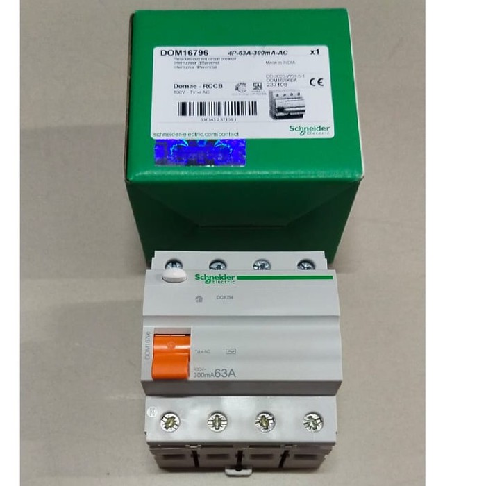 ELCB/RCCB 63A/4P 300 mA SCHNEIDER (16796)