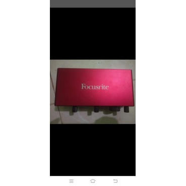 Focusrite Scarlett 2i2 2nd generation / soundcard untuk recording (second)