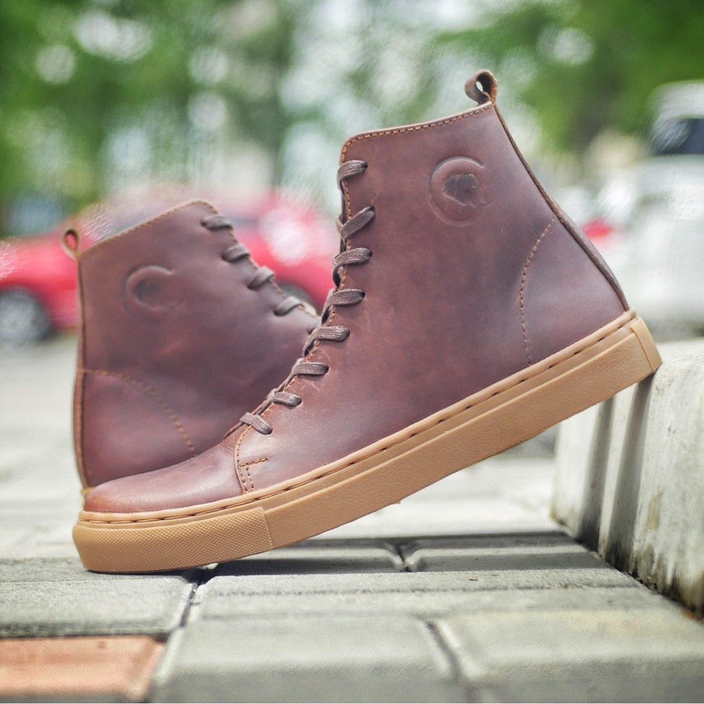 MAGNUS BROWN |FORIND x Greata| Sepatu Vintage Klasik High Hi Pria/Cowok/Men Boots Original Footwear