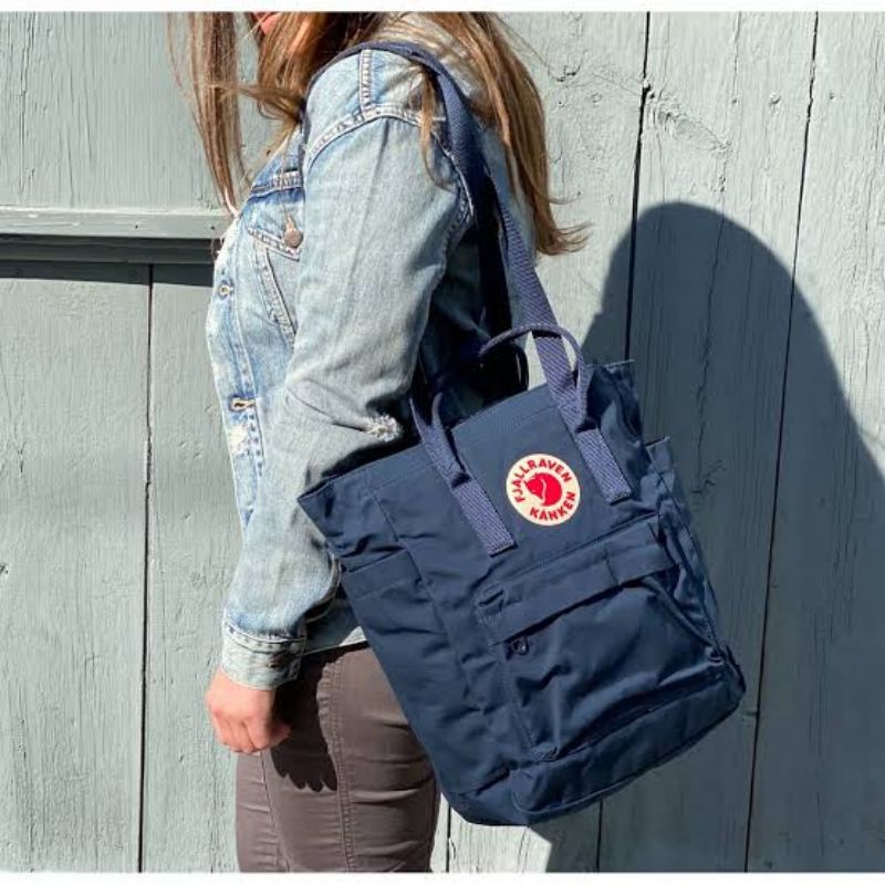 Preloved Fjallraven Kanken Totepack Navy Original Second bekas