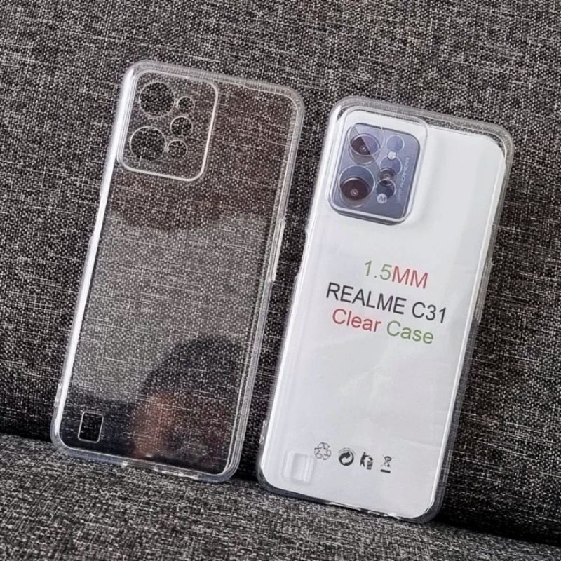 Super Protection Case Realme C31 &amp; C35 Tebal kuat transparan 2.0mm