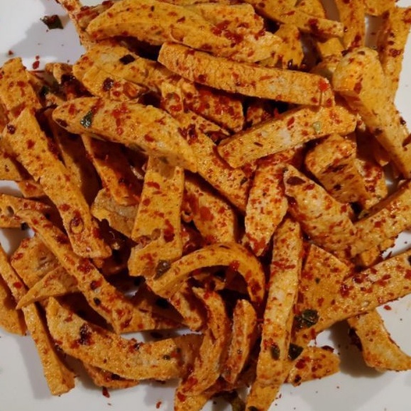 

Basreng Baso Goreng Pedas Ekstra Daun Jeruk Berat -+250 gram - nyameal.id