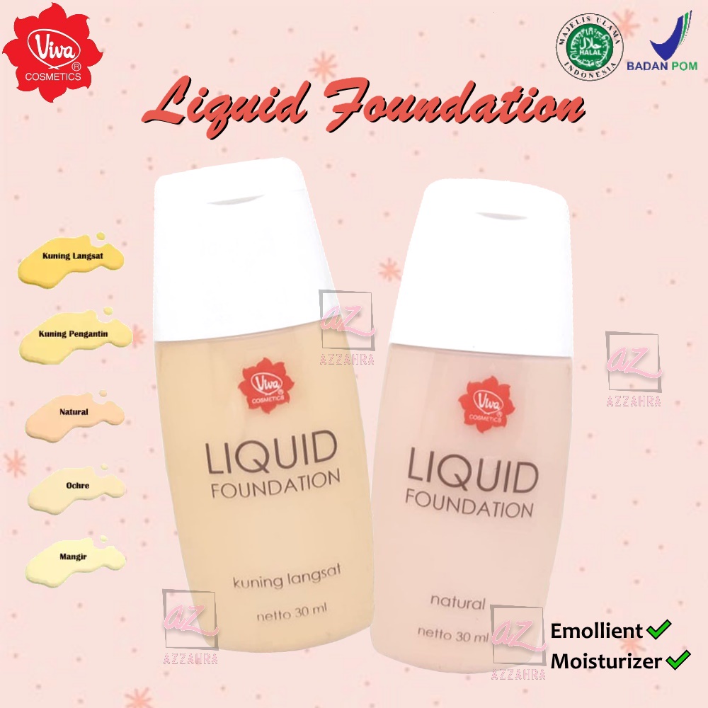 Viva Liquid Foundation 30ml | Alas Bedak