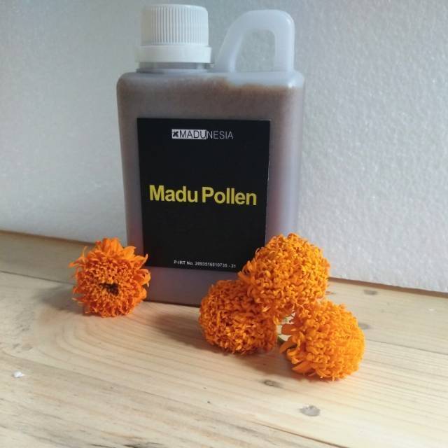 

MADU POLLEN / madu bee pollen asli murni tepung sari lebah raw honey by Madunesia