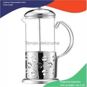 TD-AI Duolvqi French Press Manual Coffee Maker Pot Beans Pattern - KG72I